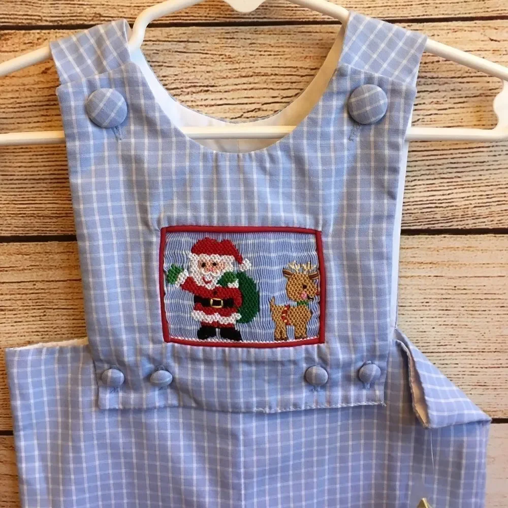 NEW WITH TAGS ZUCCINI ROMPER WITH INTERCHANGEABLE SANTA &‎ JEEP FRONTS